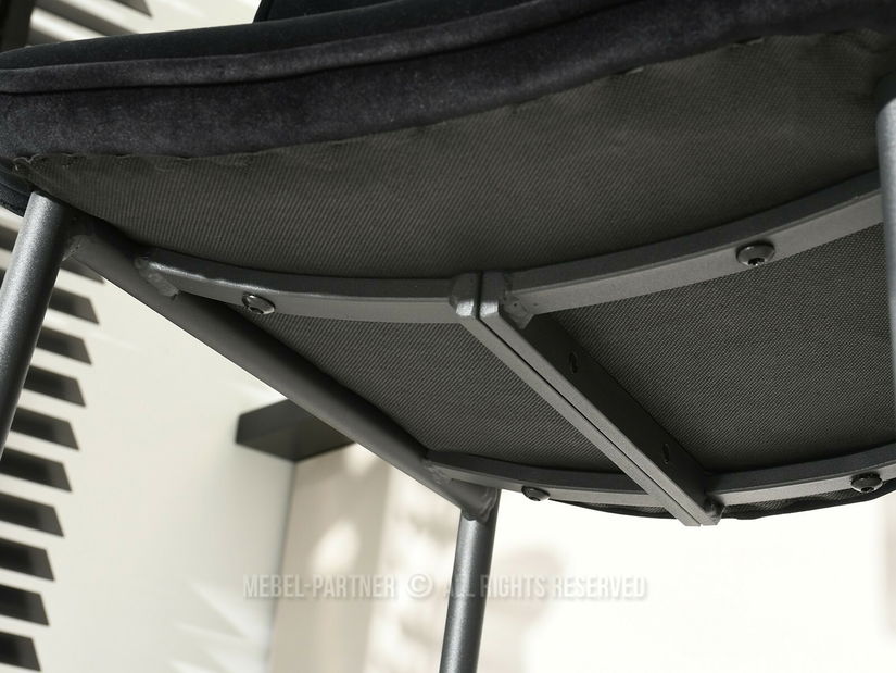 Scaun bar Ninasus (negru)