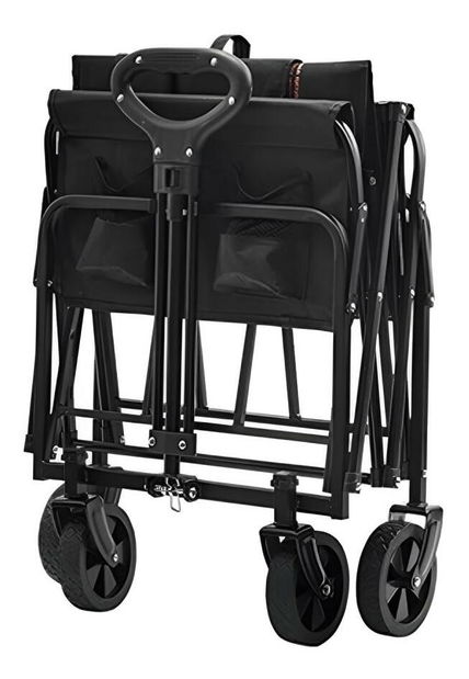 Cărucior de grădină Karla (negru)