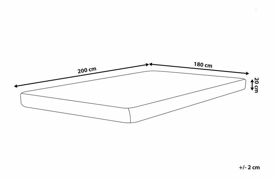 Penový matrac 180x200 cm PERRA