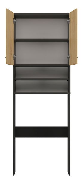 Skrinka nad práčku Perdieron 1 (antracit + dub artisan)