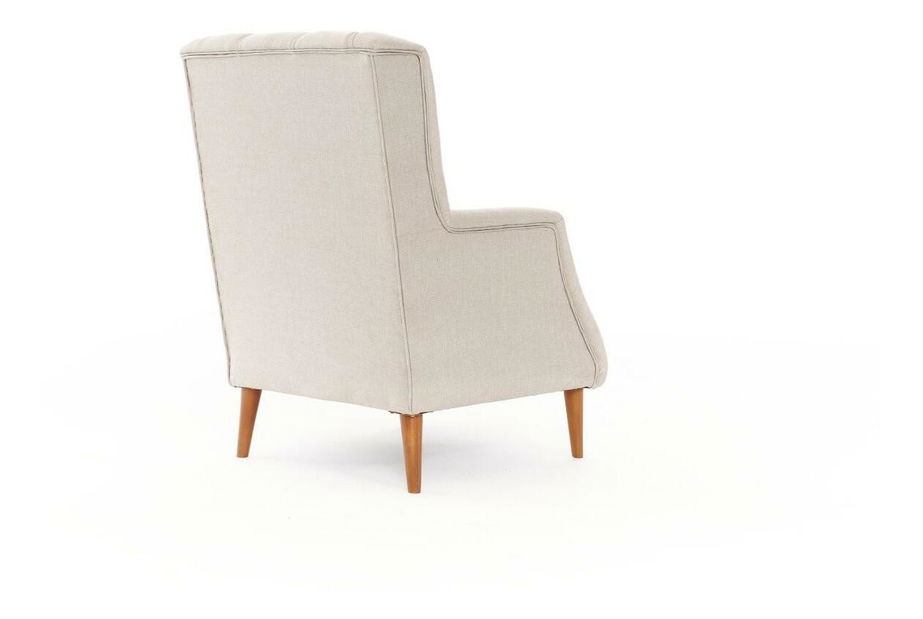 Kreslo Sorenella (krémová + orech)