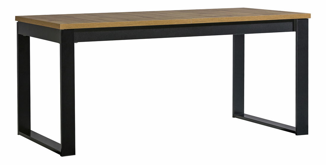 Masă de scris typ LA14 Laticia (mat negru + stejar wotan)