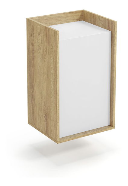 Skrinka Mozelle 1D (hikor + biela)