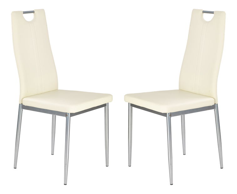 Set 2ks. jedálenských stoličiek K202 (krémová) *výpredaj