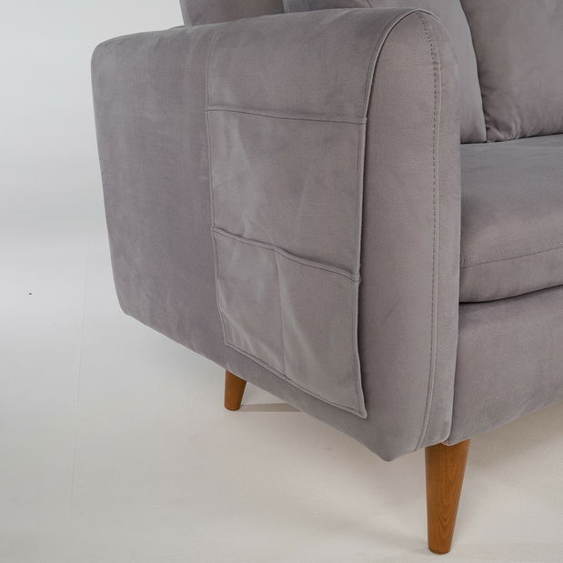 Canapea trei locuri Sika (gri)