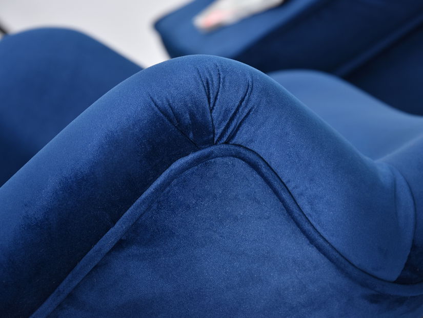 Relaxačné kreslo Dawntawn (tmavomodrá + čierna)