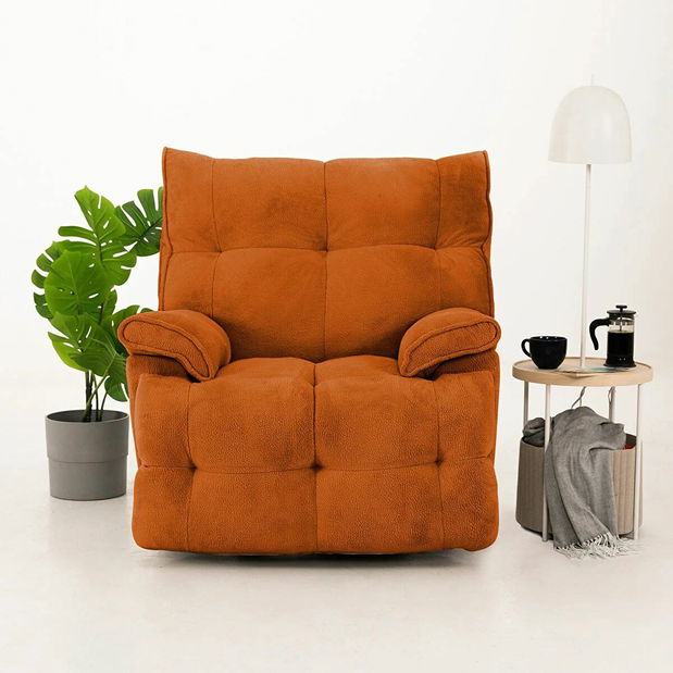 Polohovateľné kreslo Softol (červená)