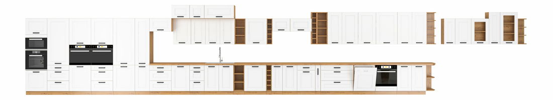 Uși pentru mașina de spălat vase încorporatăLucid ZM 446 x 713