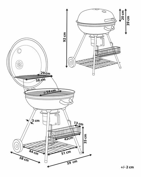Gril Marza (čierna)