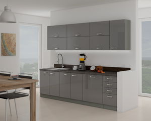 Kuhinja Gonir 260 cm (siva)