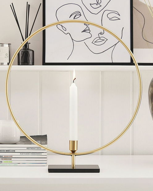 Svietnik SAMIRO (zlatá)