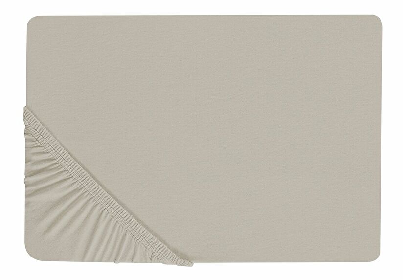 Plahta za krevet 90 x 200 cm Januba (sivo-bež)