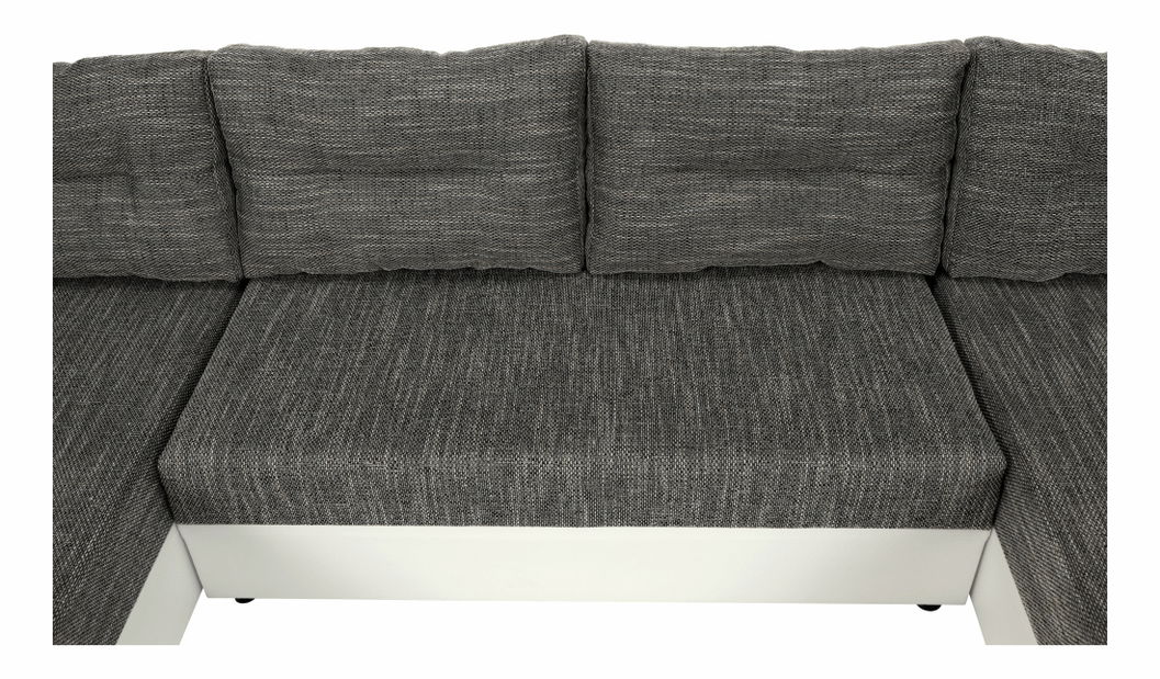 U alakú sarokkanapé Esa (fehér + szürke)