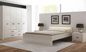 Dormitor Inneas 1 (arin alb)