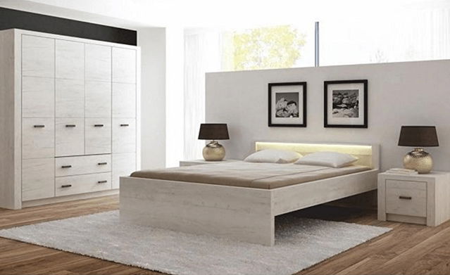 Spálňa Inneas 1 (jaseň biely)