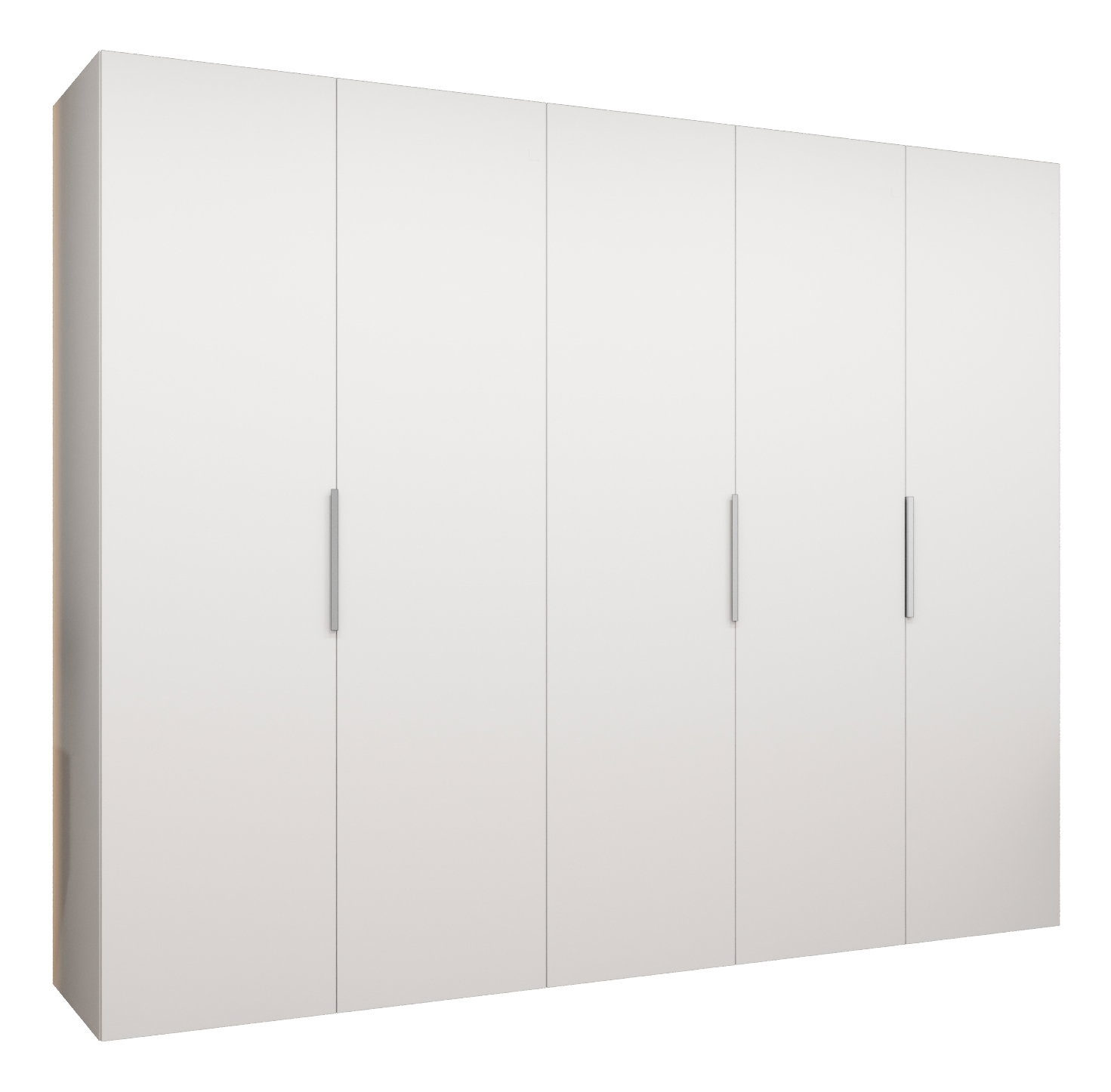 Dulap de haine 250 cm Mirabella 1 (alb + Cașmir)