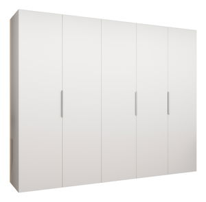Ruhásszekrény 250 cm Mirabella 1 (fehér + kasmír)