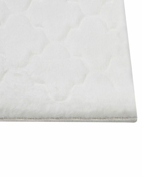 Koberec z umelej kožušiny 160 x 230 cm Gharry (biela)