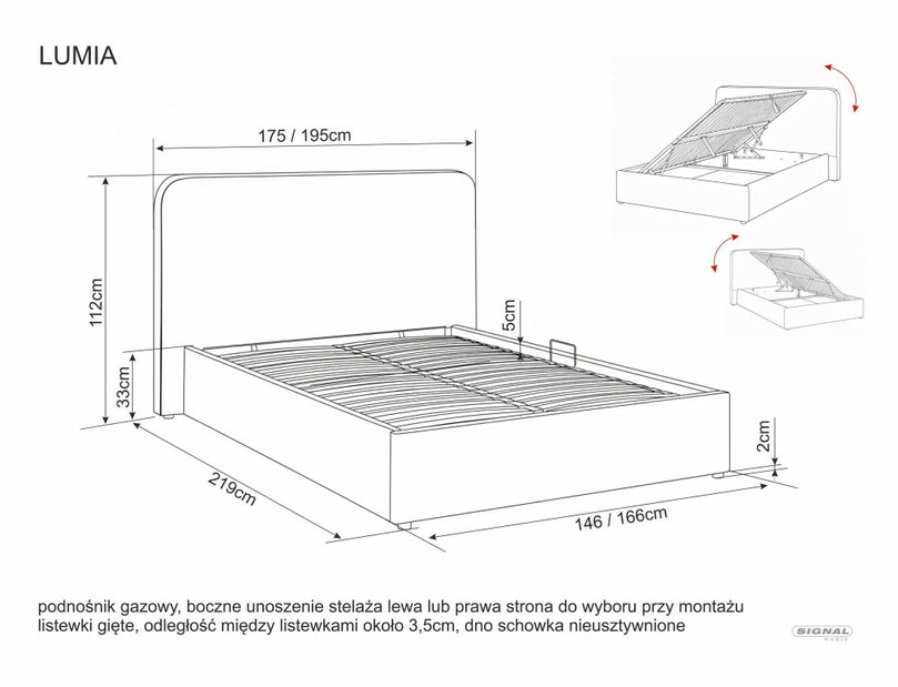 Manželská posteľ 160 cm Lumeso (tmavobéžová)