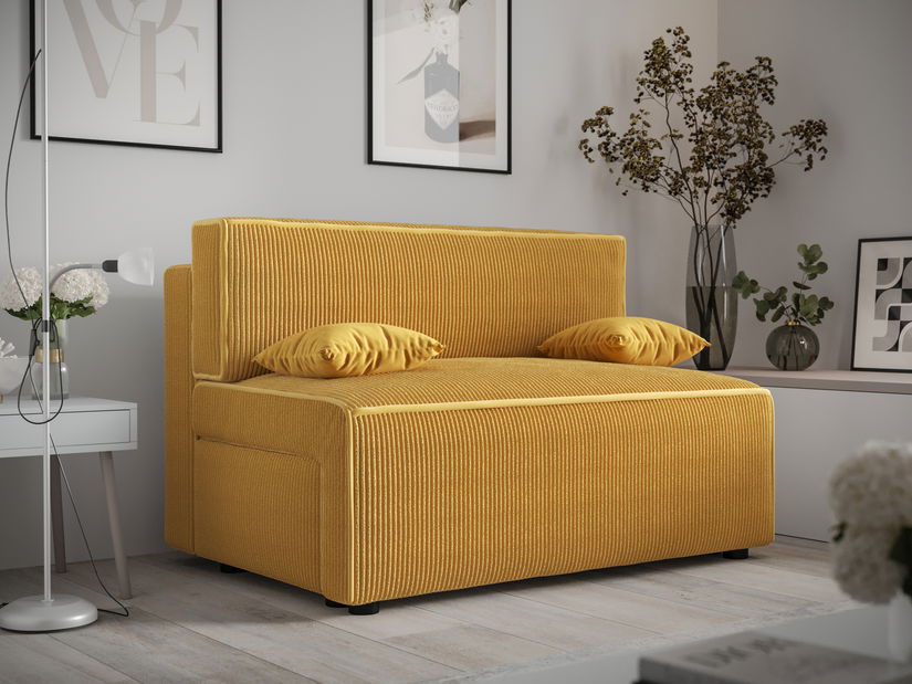 Pohovka dvojsedačka Mirage (žltá)