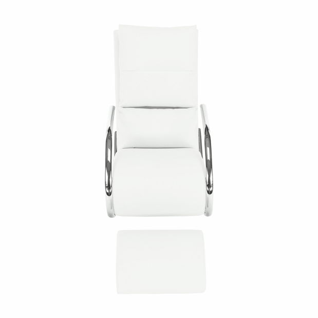 Fotelja za ljuljanje Reta (bijela) 