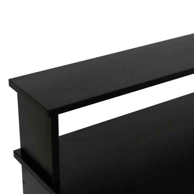 Gamer pc asztal Regocijo (fekete) 