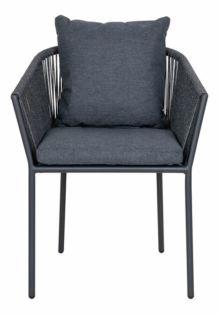 Záhradná stolička Seravina (tmavosivá)