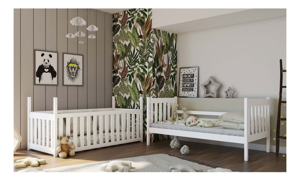 Dječji krevet 80 x 180 cm Cristine (s podnicom i prostorom za odlaganje) (borovina)