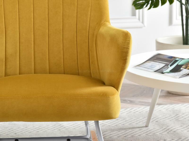 Fotel Florida (sárga + fekete bükk)