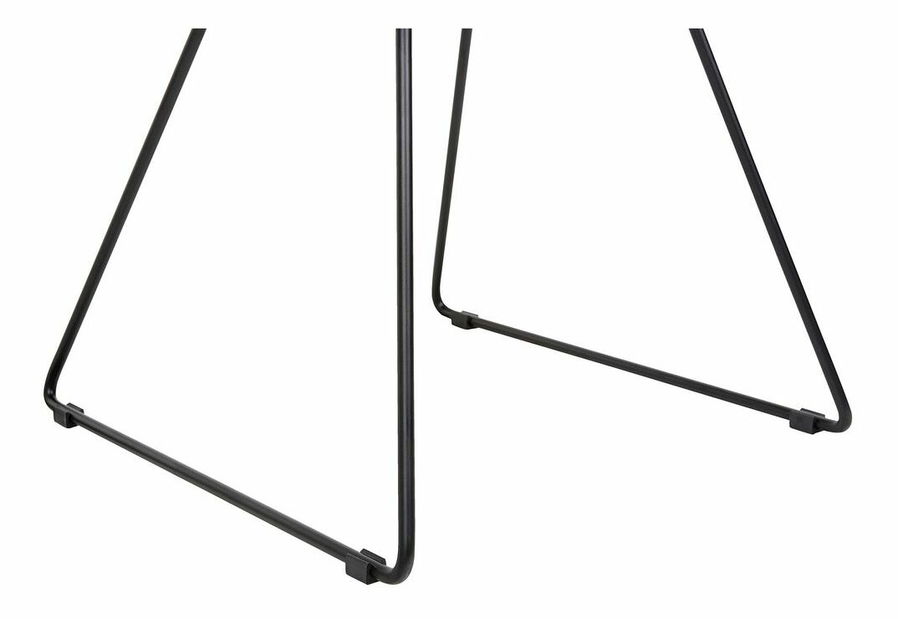 Set 2 buc. scaune pentru sufragerie Auron (negru)