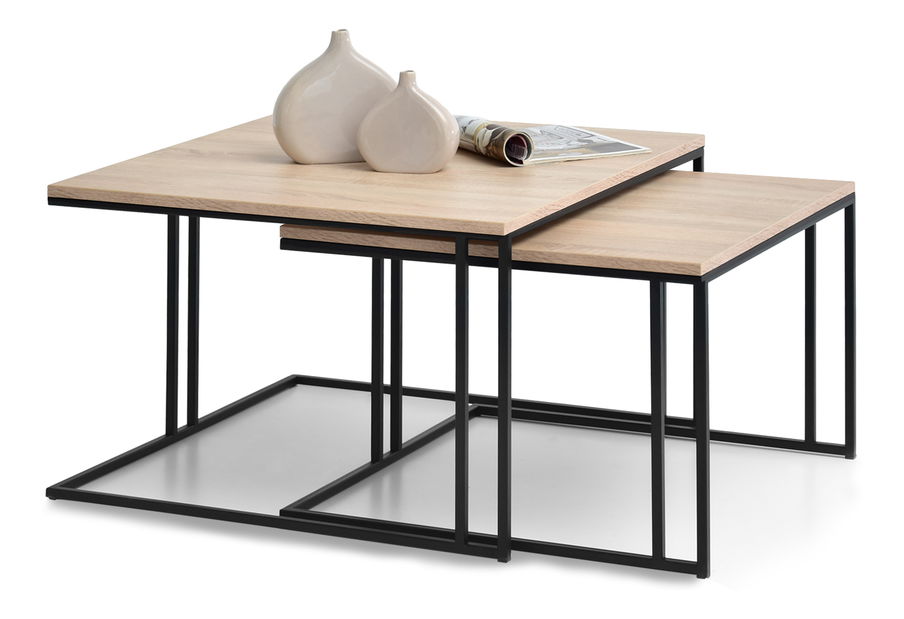 Set solića za kavu (2 kom.) Destapamos (crna)