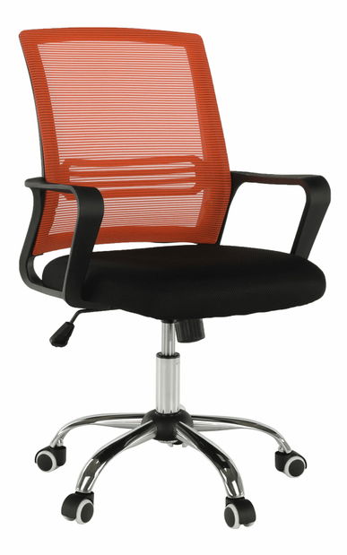 Irodai szék April (fekete + narancssárga)