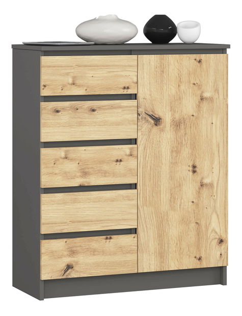 Komoda Kirmair (grafit + dub artisan)