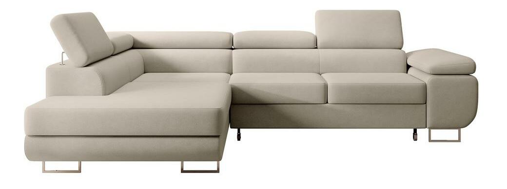 Sarokkanapé Stiletto (B) (szürke + ezüst)