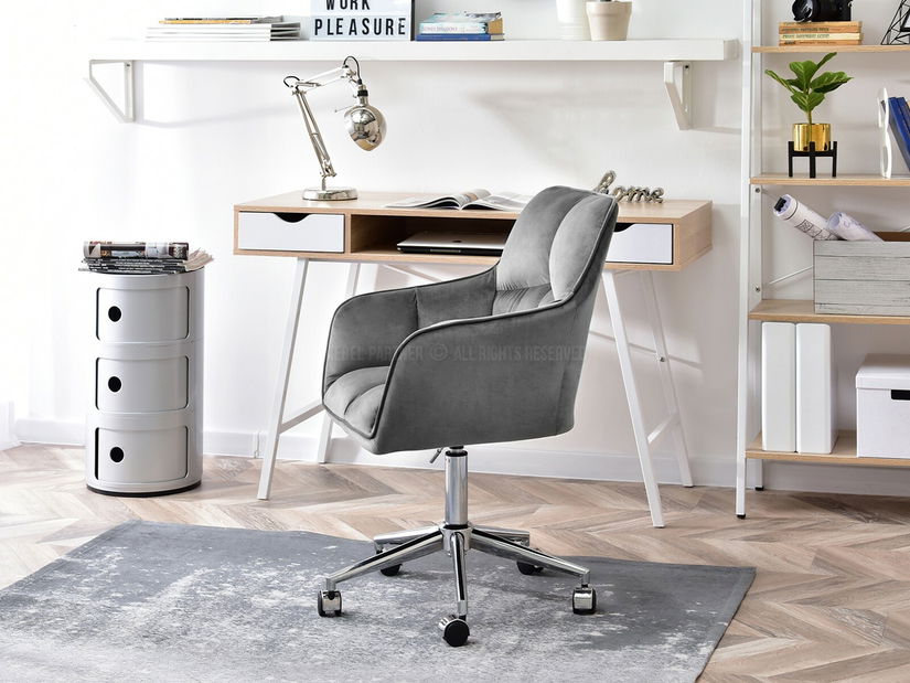 Fotel Island (szürke + króm)