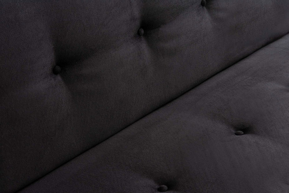 Rozkladacia pohovka Zvia (čierna)