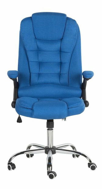 Fotoliu de birou Rexine (albastru) 