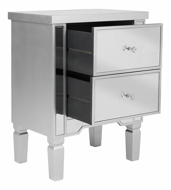 Noćni stolić Tyre (srebrna)