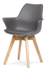 Jedálenská stolička Contemplar (sivá)