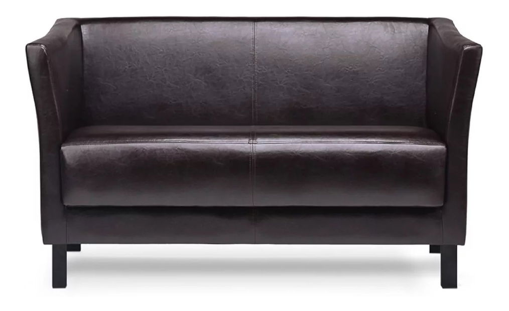 Pohovka dvojsedačka Elidin (tmavohnedá)