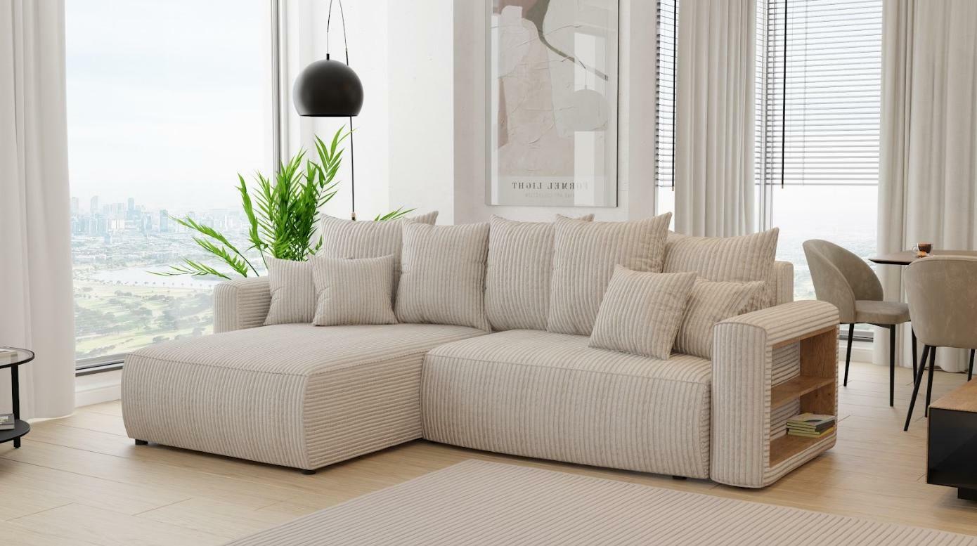 Kutna garnitura Napolia (L) (mliječna)