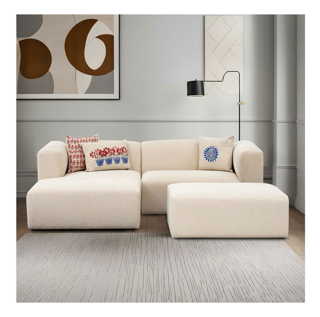 Colțar Lillybeth (S) (crem)