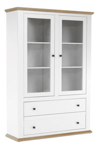 Vitrina Leoras MZ5 (bijela + hrast grand)