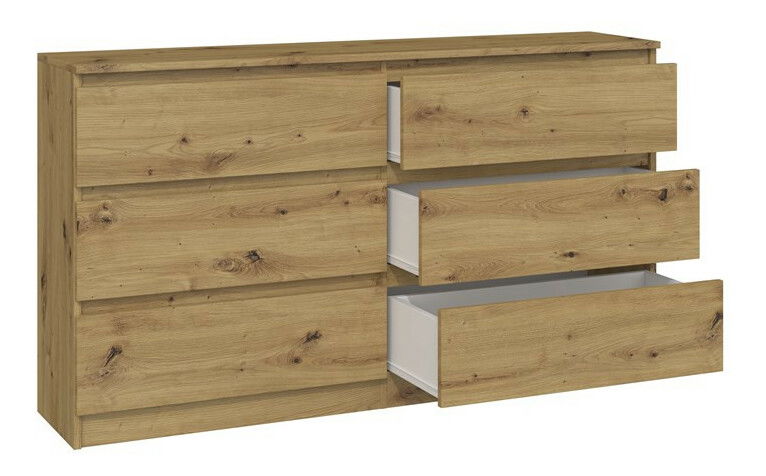 Comodă Musecalo 6 140 (stejar artisan)