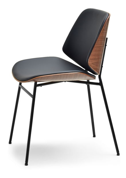 Scaun Jordan (nuc închis + negru)