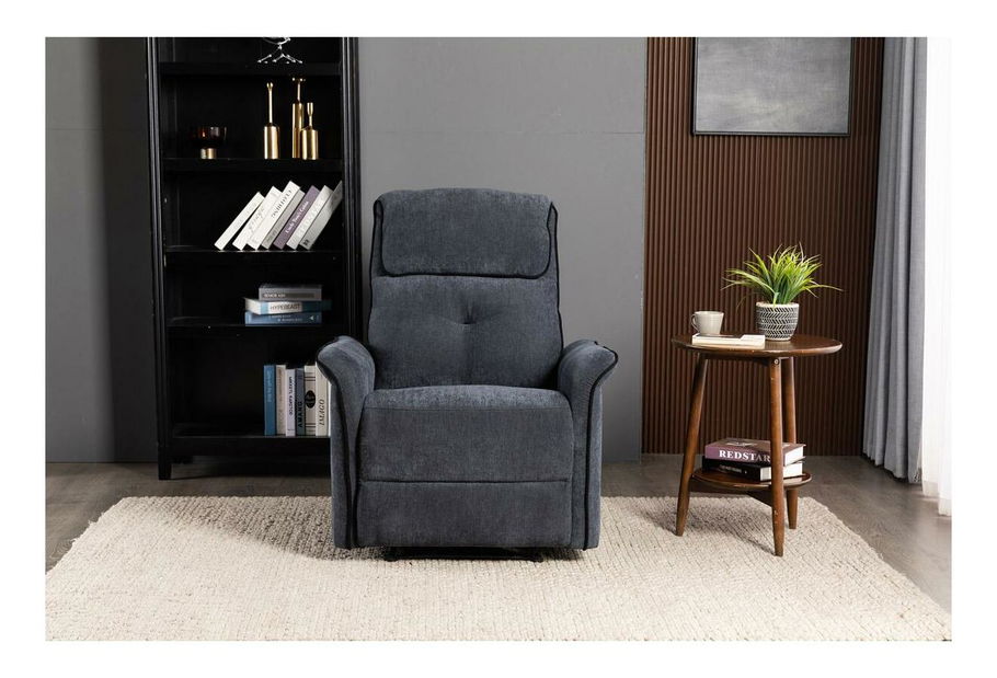 Polohovacie kreslo Trato (sivá)