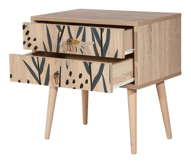 Éjjeliszekrény Tobobi 8 (többszínű)