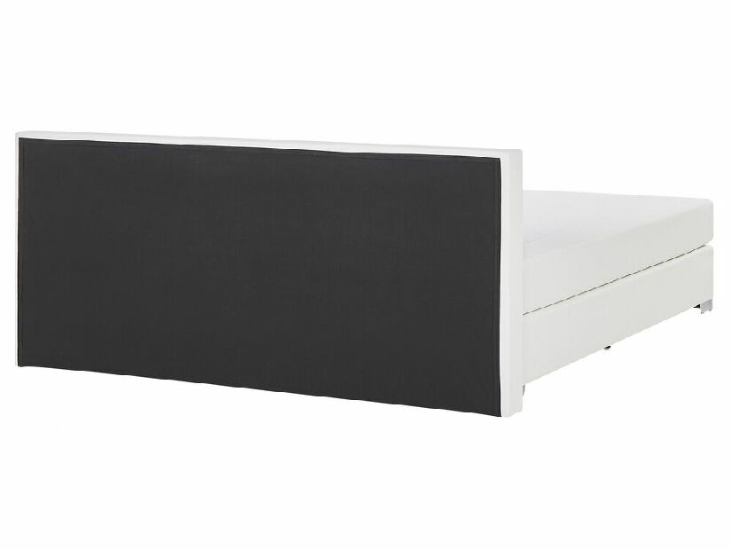 Manželská posteľ Boxspring 160 cm PREMIER (s matracmi) (biela)