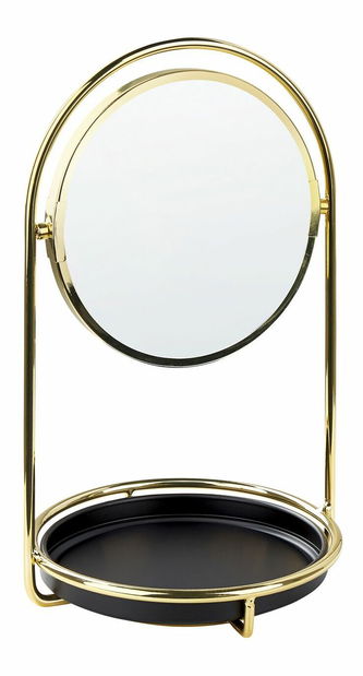 Kozmetické zrkadlo Indza (zlatá)