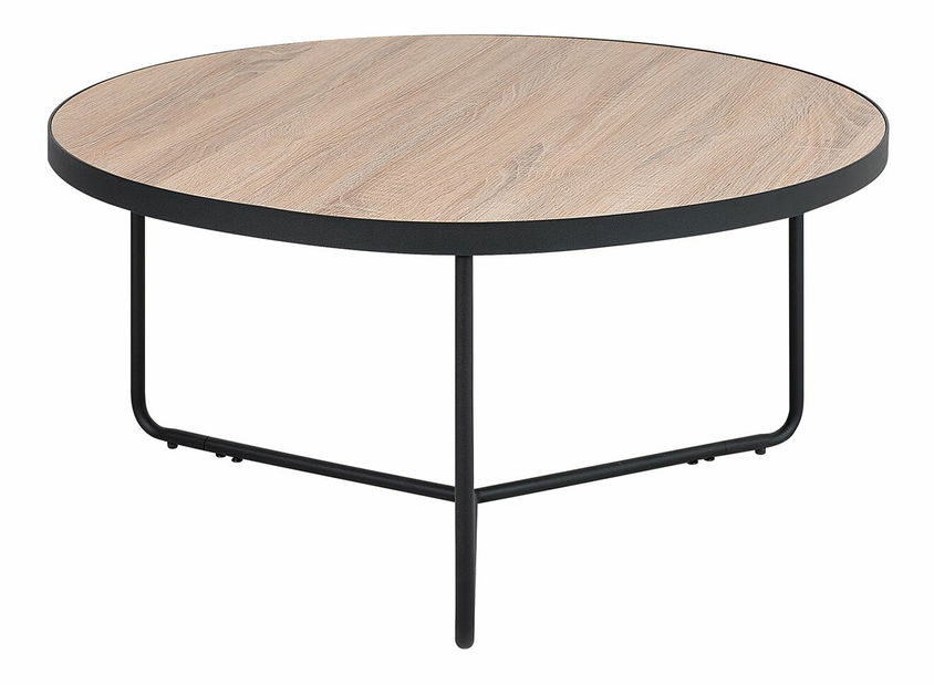 Set 3ks. konferenčných stolíkov Milaa (svetlohnedá) *výpredaj